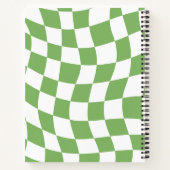 Cartoon Wolf met videogamecontroller op maat gemaa Notitieboek (Achterkant)