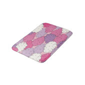 Cartoon wolken, leuke  herhalen. badmat (Gekanteld)