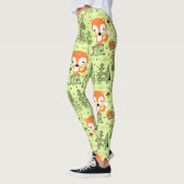 Cartoon Woodland Animals Pattern Leggings (Links)
