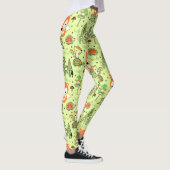 Cartoon Woodland Animals Pattern Leggings (Rechts)