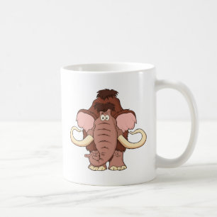 Cartoon Wooly Mammoth Koffiemok
