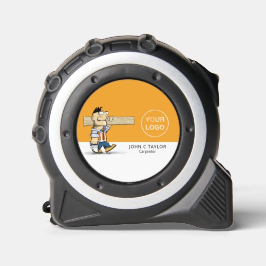 Cartoon Workman, Carpentry, Carpenter Rolmaat (Voorkant)