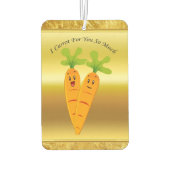 Cartoon wratten met grote ogen en een glimlach om luchtverfrisser (Achterkant)