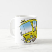 Cartoon Yellow Bus Mug (Devant gauche)