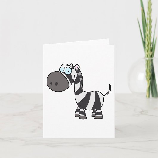 Cartoon Zebra Kaart
