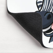 Cartoon Zebra Muismat (Hoek)