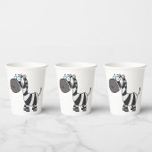 Cartoon Zebra Papieren Bekers