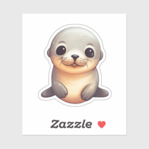 Cartoon zegel illustratie sticker