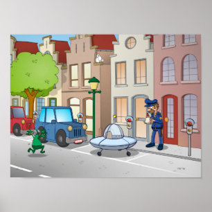 Cartoon; zien om te geloven  poster