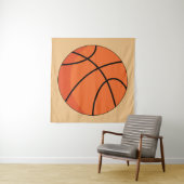 Cartooneske Basketbal Wandkleed (In Situ (horizontaal))