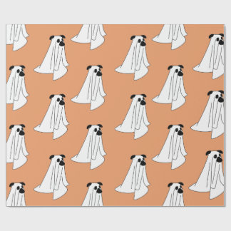 Cartoongespenhond Halloween Inpakpapier