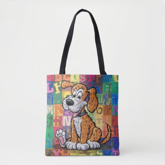 Cartoonhond Draagtas (Voorkant)