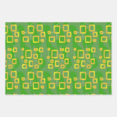 CartoonishGreen Wrapping Paper Flat Sheet Set van  (Voorkant 2)