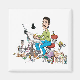 Cartoonist Magneet
