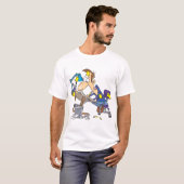 Cartoonist op Work T-shirt (Voorkant volledig)