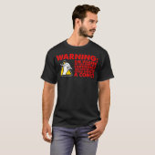 Cartoonist Waarschuwing! T-shirt (Voorkant volledig)