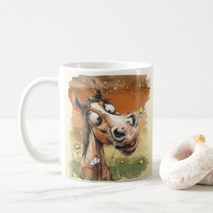 Cartoonpaard Koffiemok
