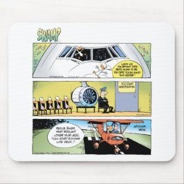 Cartoons Aviation Mousepad Muismat