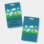 Cartoons Badge (Front & Back)