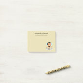 Cartoons bietenkappen voor honing Gepersonaliseerd Post-it® Notes (Op bureau)
