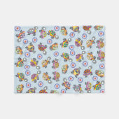 cartoons fleece deken (Voorkant (Horizontaal))