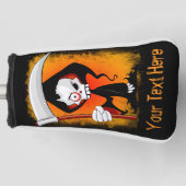 Cartoons flesje golfheadcover (Voorkant)