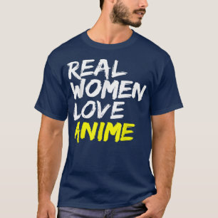 Cartoons Japan Design Real Women Love Animals T-shirt