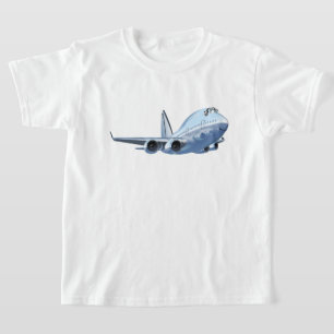 Cartoons vlak t-shirt