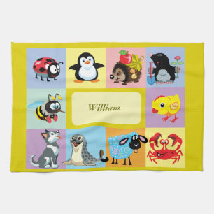 cartoons voor kinderen theedoek
