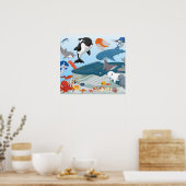 Cartoons zeeen poster (Keuken)