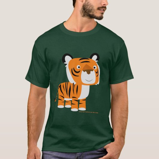 Cartoontijger T-shirt (Voorkant)