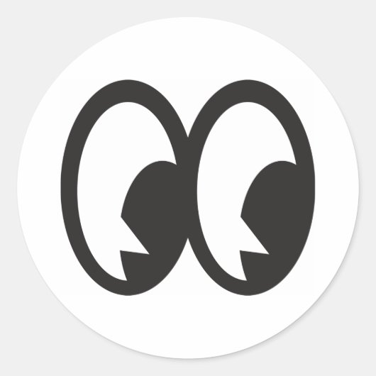 Cartoony Eyes 02 Sticker (Voorkant)