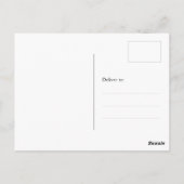 Cartouche avec devis inspirant | Carte postale (Dos)