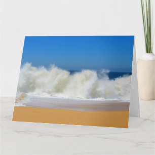 Cartouche Ocean Waves GRANDE carte de voeux