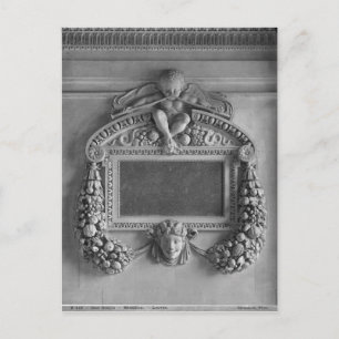 Cartouche uit de Tribune van Caryatids Briefkaart