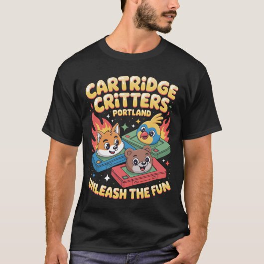 Cartridge Critters T-shirt (Voorkant)