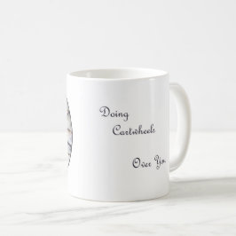 Cartweels over je heen doen. koffiemok