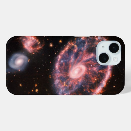 Cartwheel Galaxy, James Webb Space Telescope Case-Mate iPhone Case (Achterkant (horizontaal))