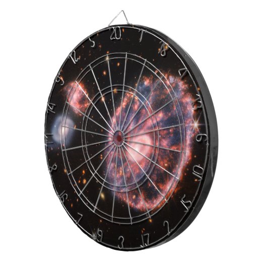 Cartwheel Galaxy, James Webb Space Telescope Dartbord (Voorkant Rechts)
