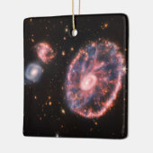 Cartwheel Galaxy, James Webb Space Telescope Keramisch Ornament (Links)