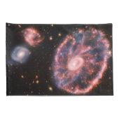 Cartwheel Galaxy, James Webb Space Telescope Kussensloop (Achterkant-Rechts)