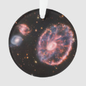 Cartwheel Galaxy, James Webb Space Telescope Ornament (voorkant)