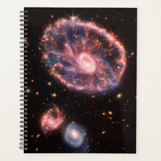 Cartwheel Galaxy JWST James Webb Space Telescope Planner (Voorkant)