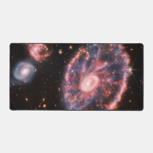 Cartwheel Galaxy JWST James Webb Télescope spatial (Recto)