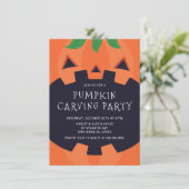 Carve & Celebrate Halloween Invitation (Debout devant)
