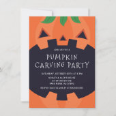 Carve & Celebrate Halloween Invitation (Devant)