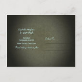 Carve d'arbre rustique — Enregistrer la carte post (Dos)