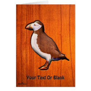 Carved Atlantic Puffin