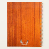 Carved Atlantic Puffin Planner (Achterkant)