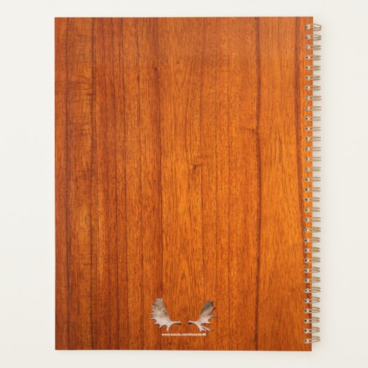 Carved Atlantic Puffin Planner (Achterkant)